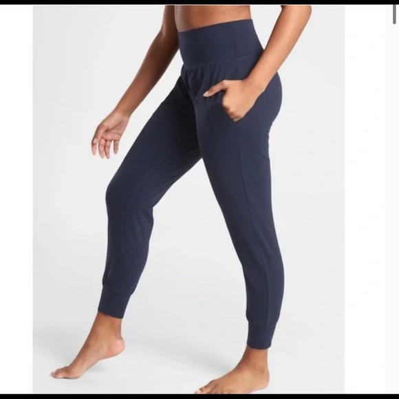 Athleta Pants - Athleta Small Salutation Jogger in Powervita Navy